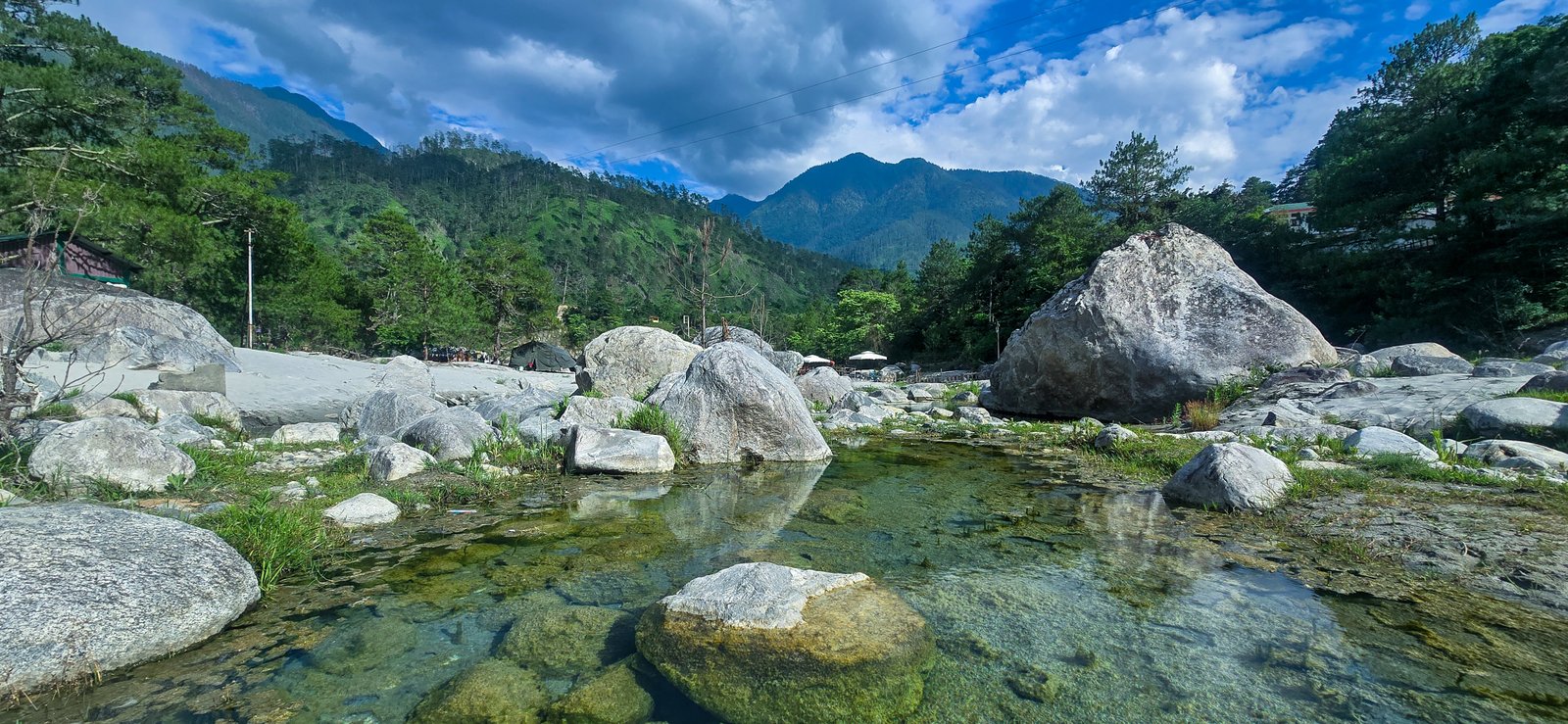 Hot spring along the Lohit River near Walong